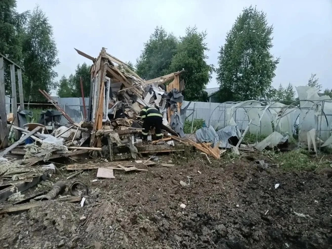 При массированной атаке на Подмосковье 18 июня повреждены почти два десятка домов и другие гражданские объекты | Источник: Андрей Воробьёв / max.ru