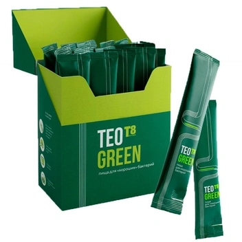 T8 TEO GREEN — натуральный источник клетчатки, витаминов и минералов для комфортной работы желудочно-кишечного тракта | Источник: «Дежурная аптека 245»