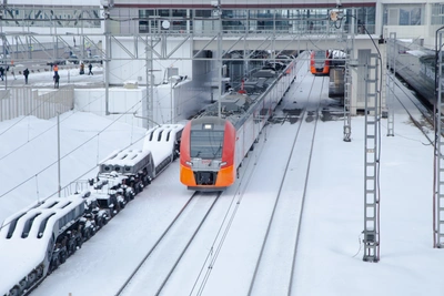 Поезда через Воронеж задержались из-за снегопада под Москвой