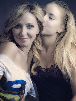Татьяна Навка с дочкой Александрой