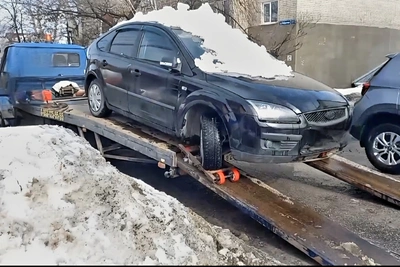 Арест Ford Focus за неуплату штрафа в Тамбове