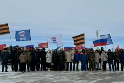 Сотрудники СК Чукотки приняли участие в автопробеге в честь Дня Победы