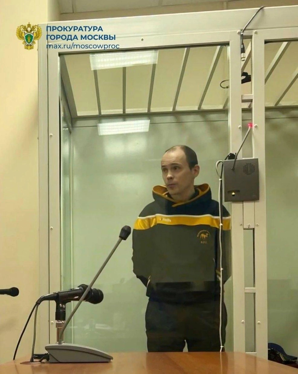 В суде блогер признал вину | Источник: Прокуратура Москвы / Telegarm