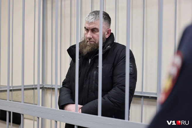 Большую часть времени на заседании Шамил молчал | Источник: Алексей Волхонский / V1.RU