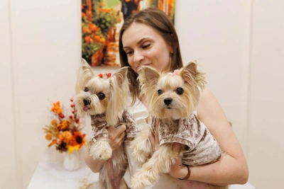 Tyumen designer creates tiny jackets and hoodies for mini dogs