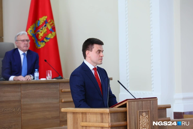 Пост губернатора передали Котюкову | Источник: Артем Ленц / NGS24.RU