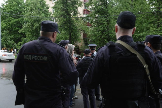 Силовики плотно контролировали ситуацию | Источник: Дмитрий Толстошеев / MSK1.RU