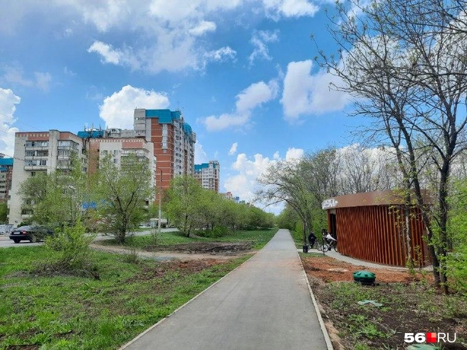Вход в парк со стороны улицы Транспортной | Источник: Анастасия Баринова / 56.RU