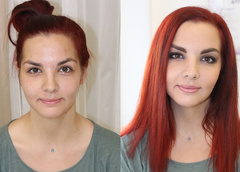 Девушки до и после макияжа: 10 поразительных преображений