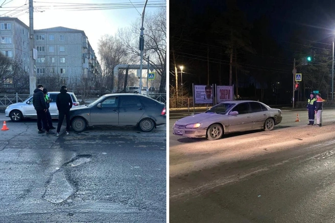 Все аварии случились вчера вечером | Источник: «УМВД России по Омской области» / Vk.com