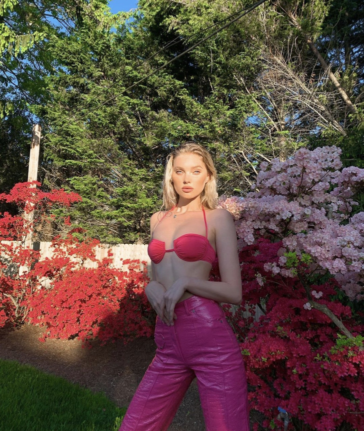 Принцесса Диснея: брюки из розового питона и бикини русалочки — Эльза Хоск встречает лето