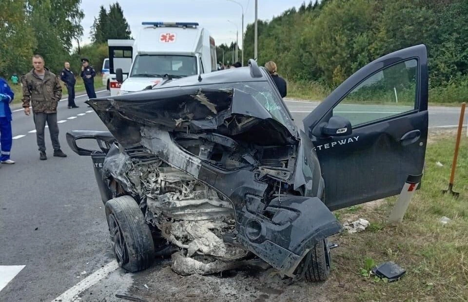 Фото с места аварии | Источник: Агентство ГПС и ГЗ Архангельской области