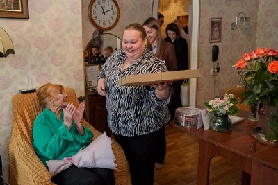 Участница трудового фронта отпраздновала 98-летие