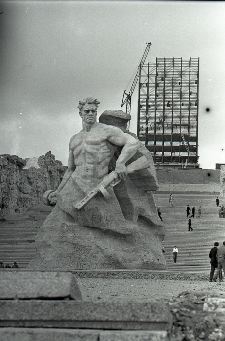 Строительство Мамаева кургана, 1964 год | Источник: Степан Курунин