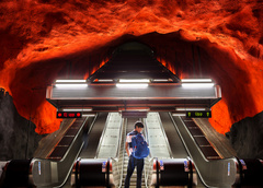 Потрясающие станции метро в разных городах мира