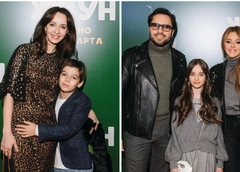 Ланская — в леопарде, Ревва — в коже: звезды на премьере семейной комедии «Ждун»