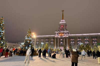 Каток в Екатеринбурге закрыли из-за сильных морозов