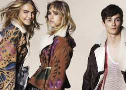 Кара Делевинь и Сьюки Уотерхаус в новой кампании Burberry