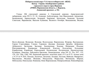 Источник: избирательная комиссия Воронежской области / Voronezh.izbirkom.ru
