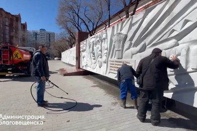 В Благовещенске готовят к 9 мая более десяти мемориалов