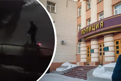 Неизвестный стреляет у домов в Железнодорожном районе