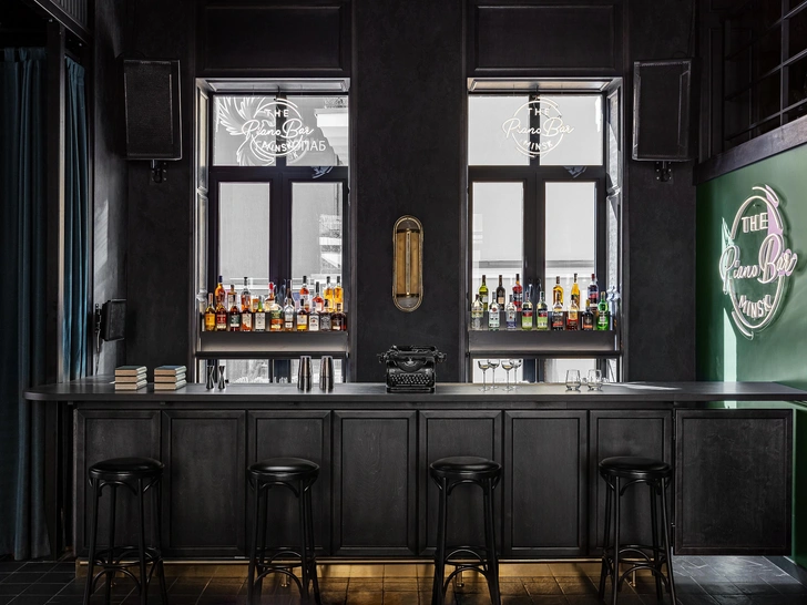 Piano bar в Минске по проекту 3A Design Studio