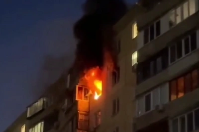 Пожар в Оренбурге: погиб мужчина, пострадала женщина