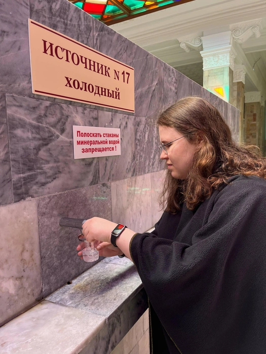 В Ессентуках есть специальные бюветы, где можно бесплатно попить минеральной воды | Источник: Герой публикации