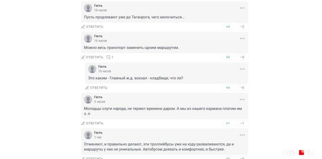 Ирония читателей прослеживается в комментариях | Источник: 161.RU