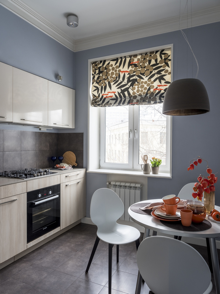 Кухня 5 кв. м: идеи дизайна интерьера, планировки, холодильник и мебель (фото) | MrDoors