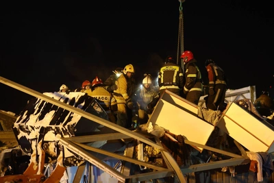 State of emergency introduced after shopping mall collapse in Pervomaysky District