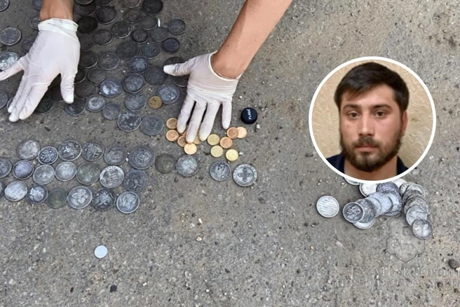 У подозреваемого действительно с собой были старинные монеты | Источник: ГУ МВД РФ по Пермскому краю