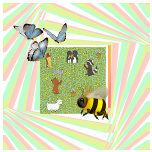 Тест на глазастость: сможешь на цветочной поляне найти маленькую пчелку?
