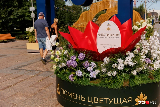 Гости фестиваля также могут проголосовать за понравившийся проект с помощью QR-кодов | Источник: Ирина Шарова / 72.RU
