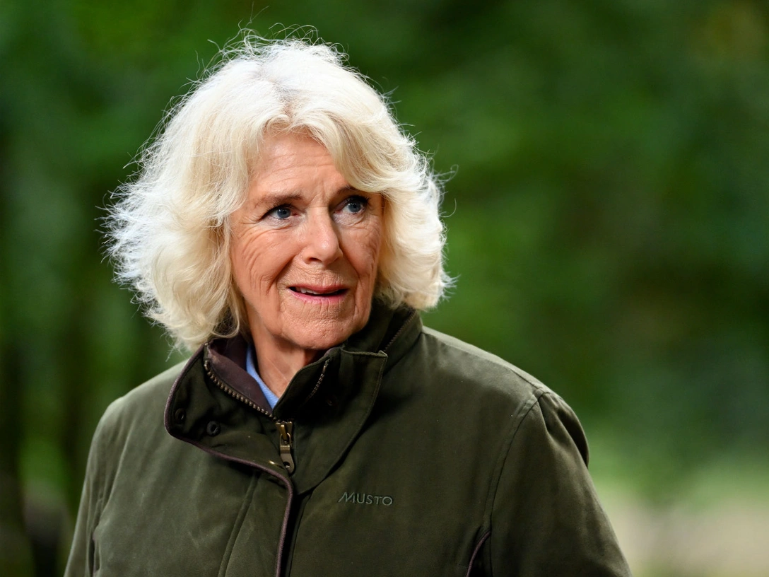 Герцогиня Корнуольская в Вестонбирте, основанном в 1850-х национальном дендрарии в Тетбери, 26 октября 2020 | marieclaire.ru