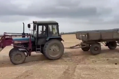 В Каякентском районе убрали мусор с берега Каспийского моря