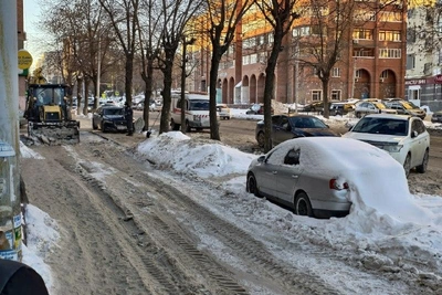 Улицу Ленина в Уфе очистили от снега после публикации