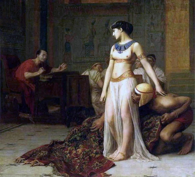 Жан-Леон Жером. «Клеопатра и Цезарь». 1866 (фрагмент) | Источник: Atlaspix via Legion Media