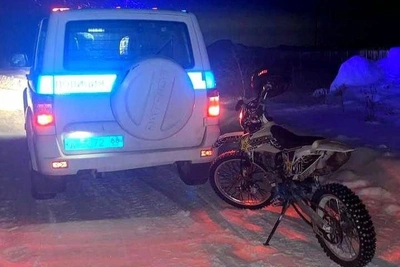 На Урале задержали подростка на мотоцикле без прав
