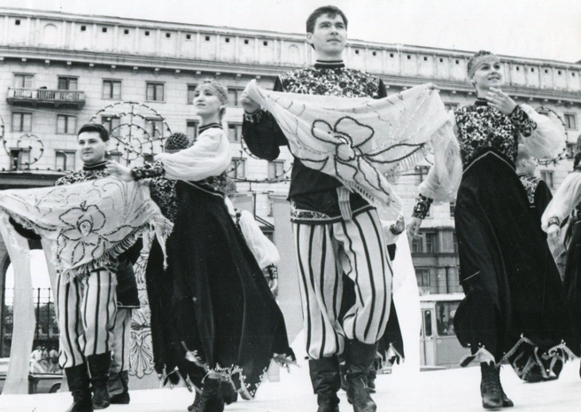 Для зрителей выступали в основном народные коллективы | Источник: Объединенный государственный архив Челябинской области
