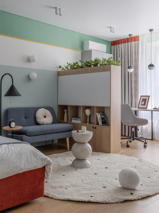 В детских использовали гендерно-нейтральные цвета | Источник: Роман Спиридонов / myDecor