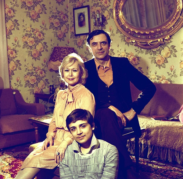 Александр Лазарев с семьей