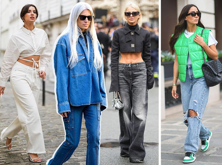Самые модные джинсы весны и лета 2023: от рваных до скинни