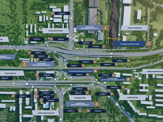 Общая протяжённость новой автодороги составит свыше 5 км.