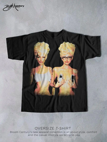 Футболка оверсайз с принтом