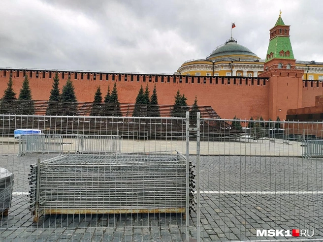 В центре города начали устанавливать металлоконструкции | Источник: Артем Устюжанин / MSK1.RU
