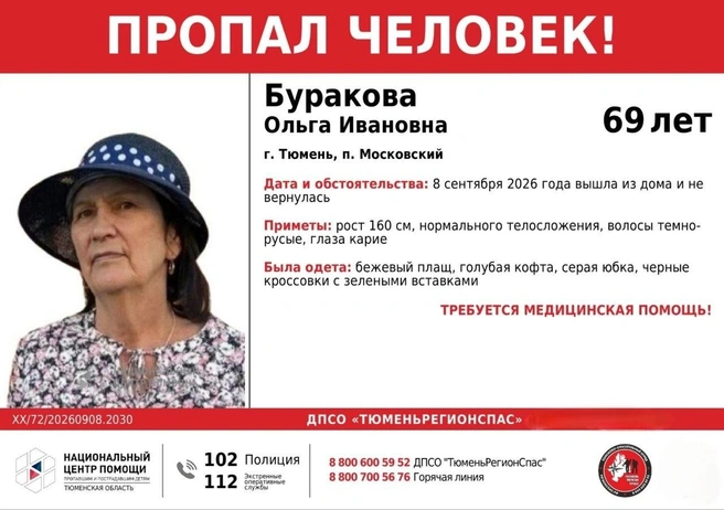 Волонтеры распространяют ориентировку | Источник: ДПСО ТюменьРегионСпас Национальный Центр помощи / Vk.com