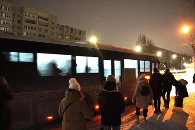 График движения ночного автобуса №55 в Кургане