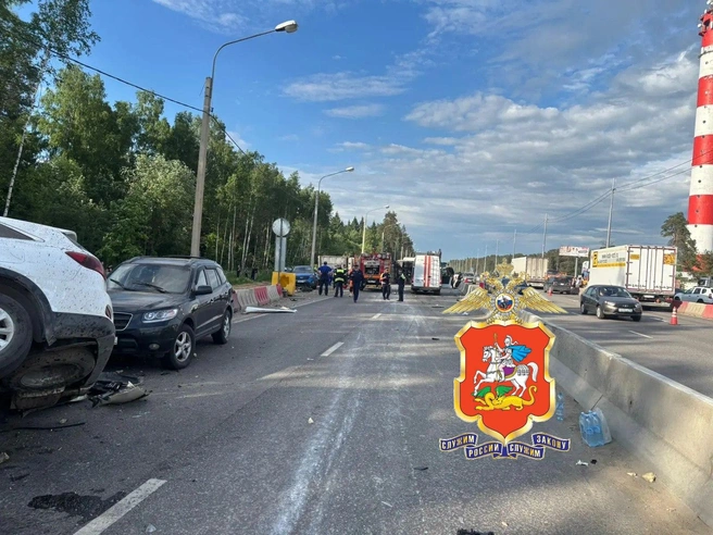 В ДТП погиб человек | Источник: Подмосковная полиция / T.me