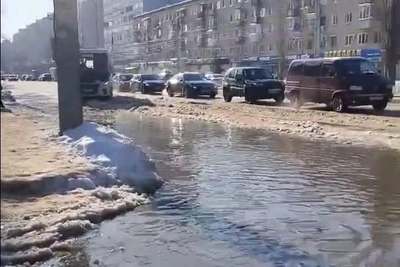 Voronezh Prospekt Flooded in -20°C, Repairs Started Next Day